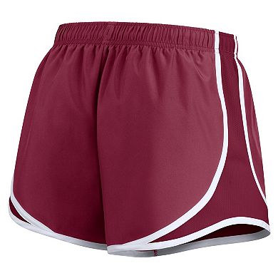 Women's Nike Garnet Florida State Seminoles Primetime Tempo Performance Shorts