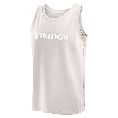 Men's Fanatics Cream Minnesota Vikings Elements Tank Top
