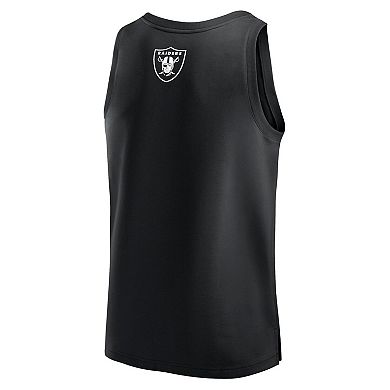Men's Fanatics Black Las Vegas Raiders Elements Tank Top