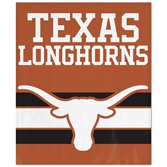 "WinCraft Texas Longhorns Ultra Plush 50"" x 60"" Throw Blanket"