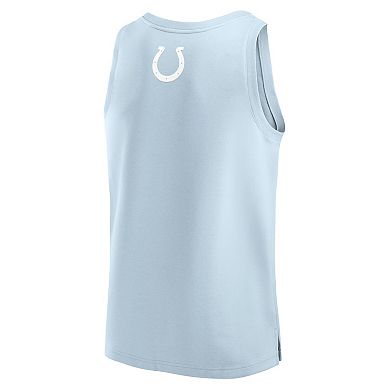 Men's Fanatics Light Blue Indianapolis Colts Elements Tank Top