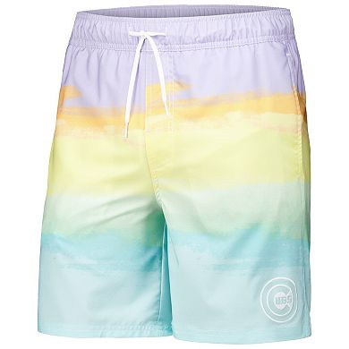 Men's G-III Sports by Carl Banks Chicago Cubs Perfect Game Volley Board Shorts