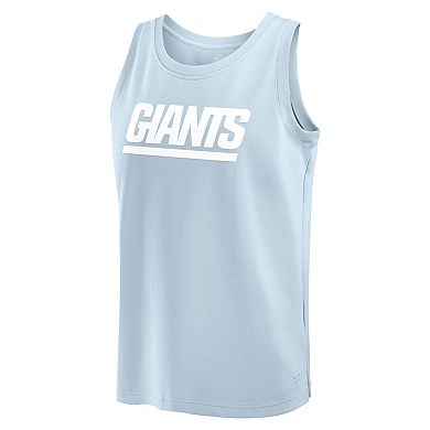 Men's Fanatics Light Blue New York Giants Elements Tank Top
