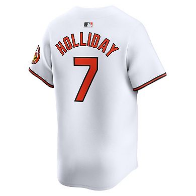 Men's Nike Jackson Holliday White Baltimore Orioles Home Limited Player Jersey