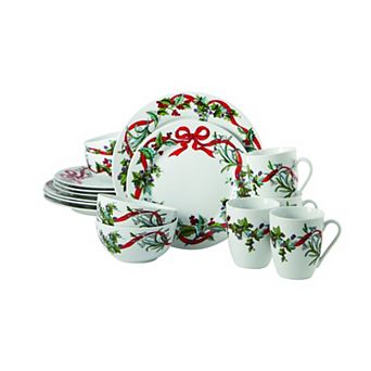 Brylanehome 16 pc Christmas Dinnerware Set