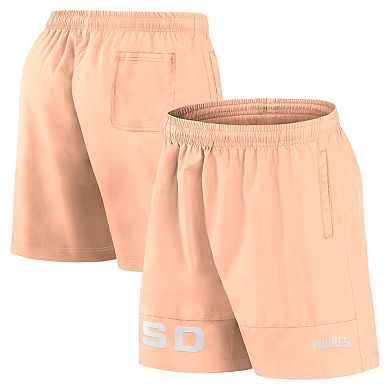 Men's Fanatics Light Pink San Diego Padres Elements Swim Shorts