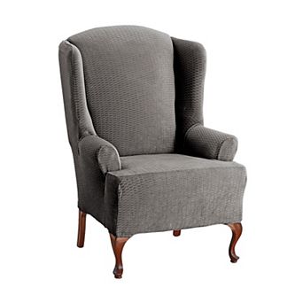 Brylanehome Bh Studio Brighton Stretch Wing Chair Slipcover
