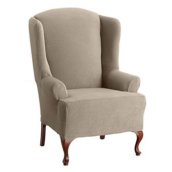 Brylanehome Bh Studio Brighton Stretch Wing Chair Slipcover