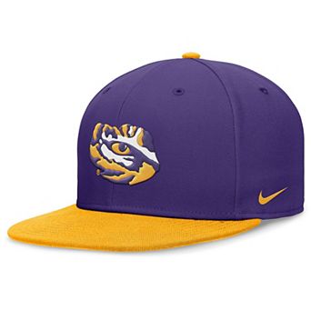 Men's Nike Purple/Gold LSU Tigers Performance Fitted Hat
