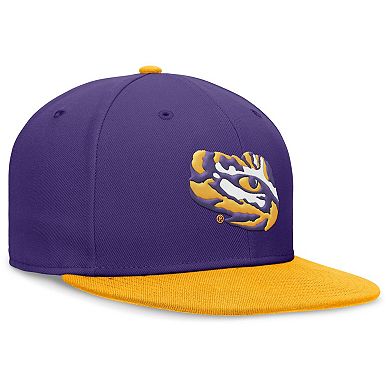 Men's Nike Purple/Gold LSU Tigers Performance Fitted Hat