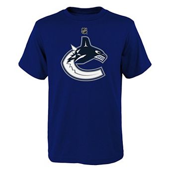 Youth Blue Vancouver Canucks Primary Logo T-Shirt