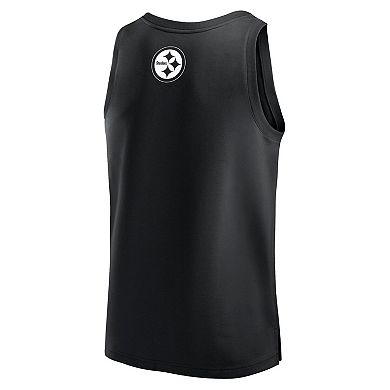 Men's Fanatics Black Pittsburgh Steelers Elements Tank Top