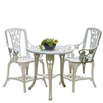 Brylanehome 3 pc Rose Bistro Set