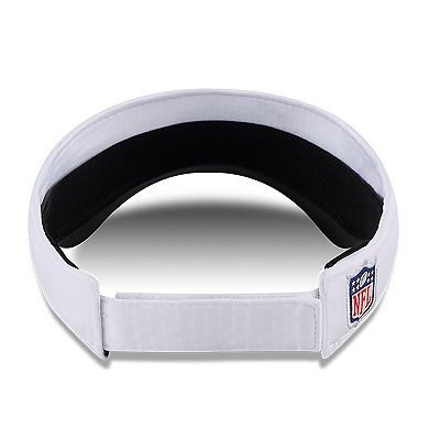 Men's New Era White/Black New Orleans Saints 2024 NFL Training Camp Adjustable Visor