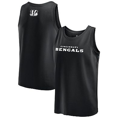 Men's Fanatics Black Cincinnati Bengals Elements Tank Top