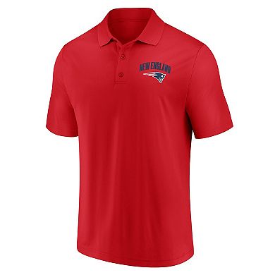 Men's Fanatics New England Patriots Lockup Two-Pack Polo Set