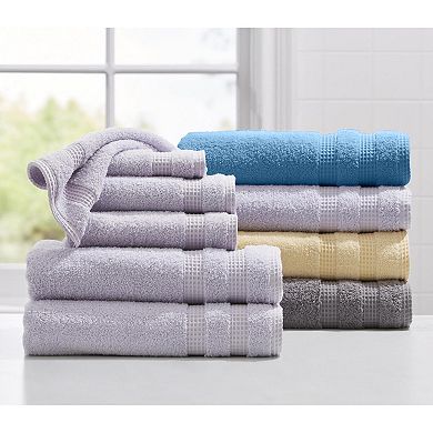 BrylaneHome Waffle Quick Dry 6-Pc Bath Towel Set