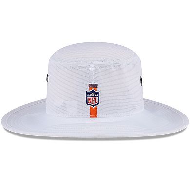 Men's New Era White Denver Broncos 2024 NFL Training Camp Panama Bucket Hat