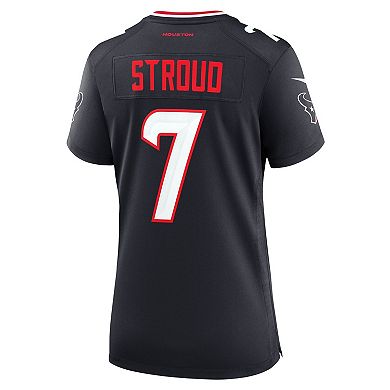 Women's Nike C.J. Stroud Navy Houston Texans Game Jersey