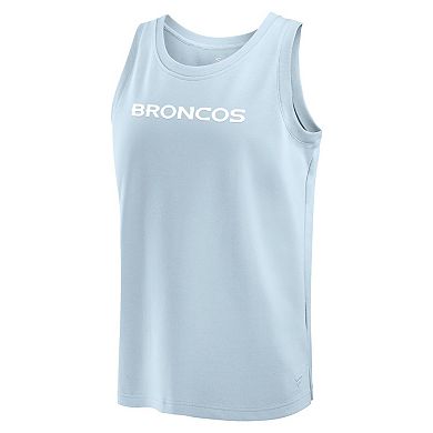 Men's Fanatics Light Blue Denver Broncos Elements Tank Top