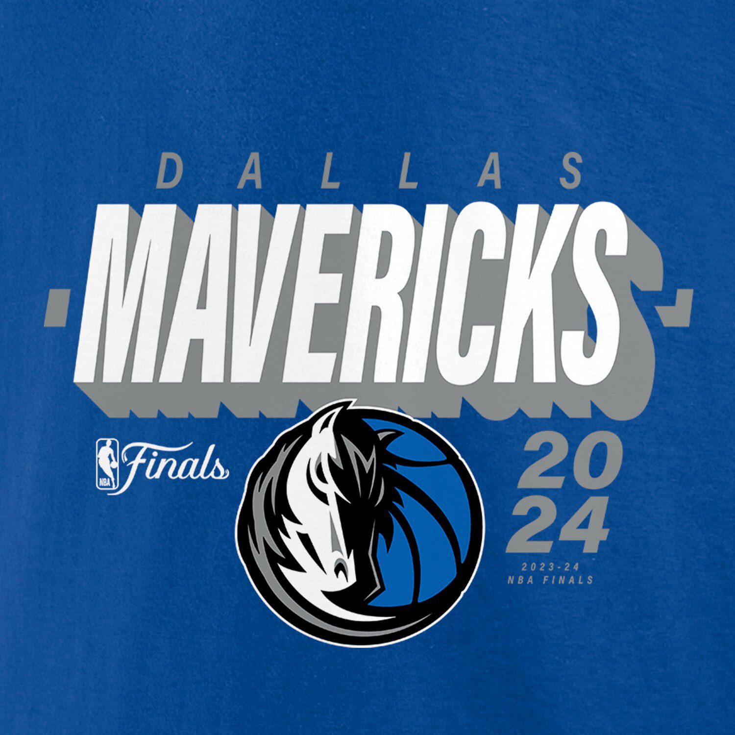 Men's Fanatics Blue Dallas Mavericks 2024 NBA Finals Box Out T-Shirt
