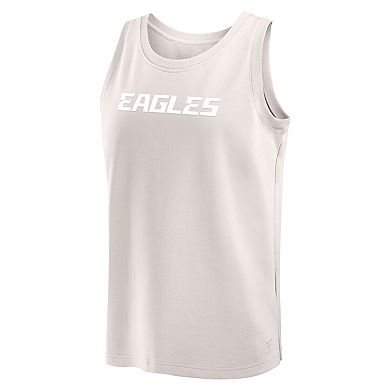 Men's Fanatics Cream Philadelphia Eagles Elements Tank Top