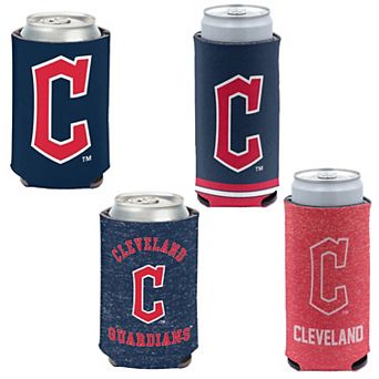 WinCraft Cleveland Guardians 12oz. Can Cooler 4-Pack Set