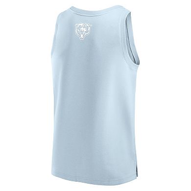 Men's Fanatics Light Blue Chicago Bears Elements Tank Top