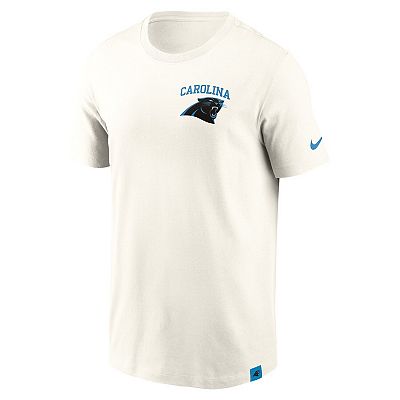 Men s Nike Cream Carolina Panthers Blitz Essential T Shirt