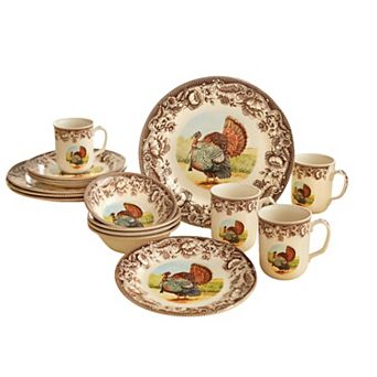 Brylanehome 16 pc Haydon Turkey Dinnerware