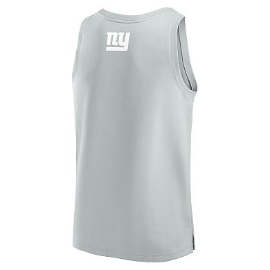 Men's Fanatics Gray New York Giants Elements Tank Top