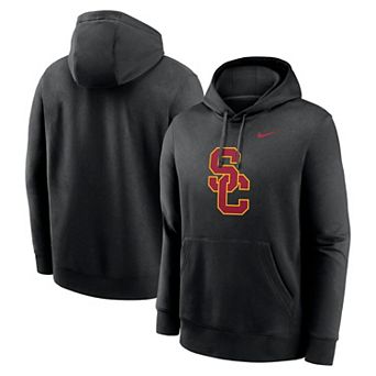 Men's Nike Black USC Trojans Primetime Evergreen Club Fleece Pullover Hoodie