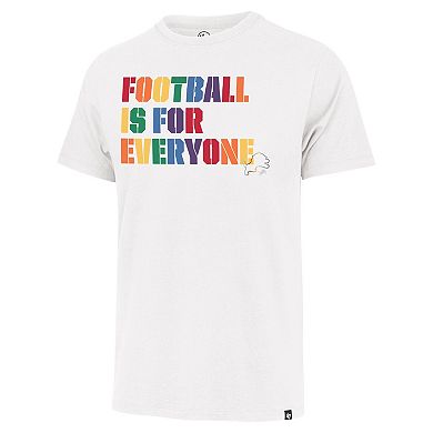 Men's '47 White Detroit Lions Pride Franklin T-Shirt