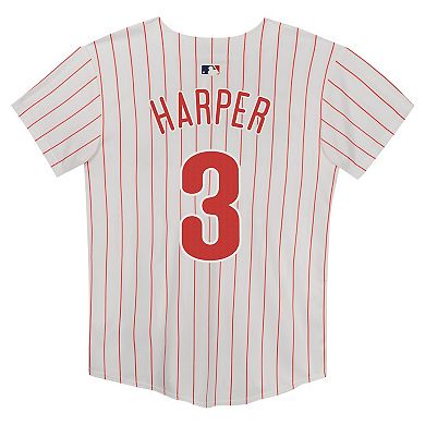 Preschool Nike Bryce Harper White Philadelphia Phillies Home Game Jersey