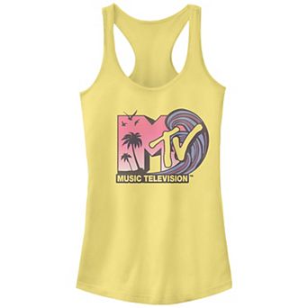 Juniors' MTV Retro Wave Racerback Tank Top