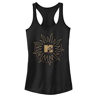 Juniors' MTV Sun And Moon Logo Racerback Tank Top