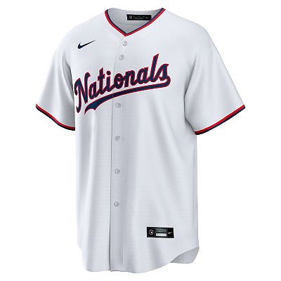 Youth Nike CJ Abrams White Washington Nationals Home Replica Player Jersey