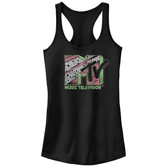 Juniors' MTV 90S Logo Racerback Tank Top