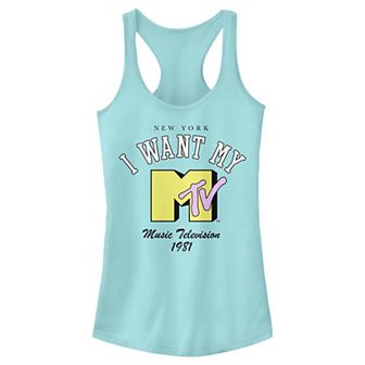 Juniors' MTV Collegiate Logo Racerback Tank Top