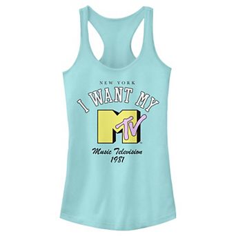 Juniors' MTV Collegiate Logo Racerback Tank Top