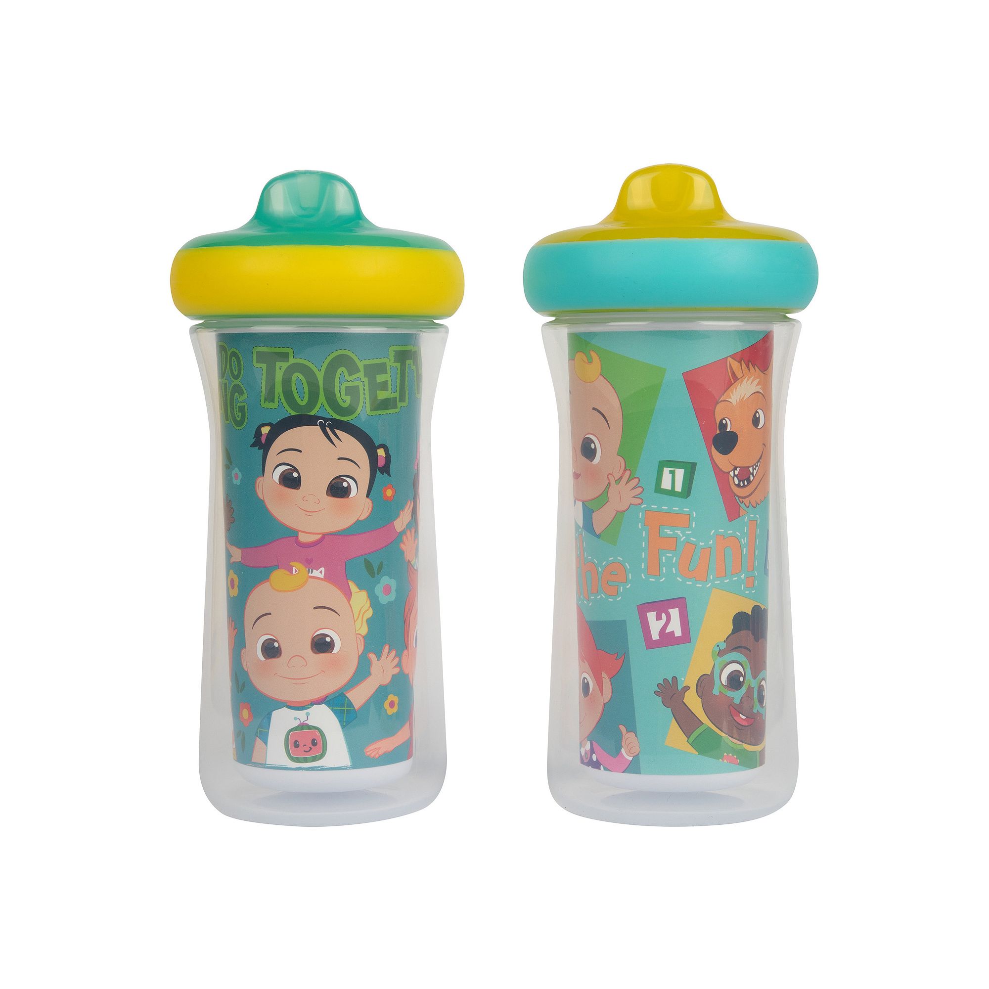 The First Years 2-Pack CoComelon Insulated Sippy Cups, None