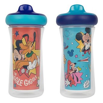 Disney's Mickey Mouse 2-Pack Insulated Sippy Cups by The First Years
