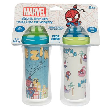The First Years 2-Pack Marvel Spider-Man Insulated Sippy Cups
