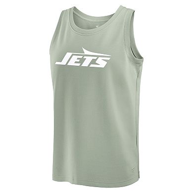 Men's Fanatics Light Green New York Jets Elements Tank Top