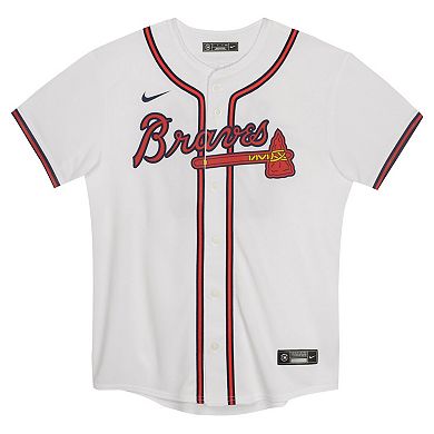Preschool Nike Ronald Acuña Jr. White Atlanta Braves Home Game Jersey
