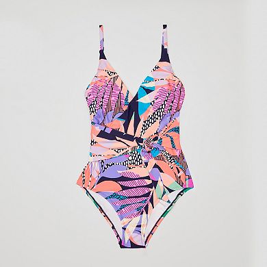 Women's Freshwater Sash Crossover One-Piece Swimsuit