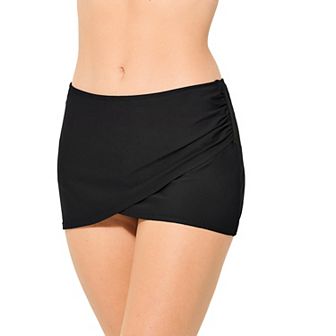 Women's Freshwater Wrap Front Skirted Swim Bottoms