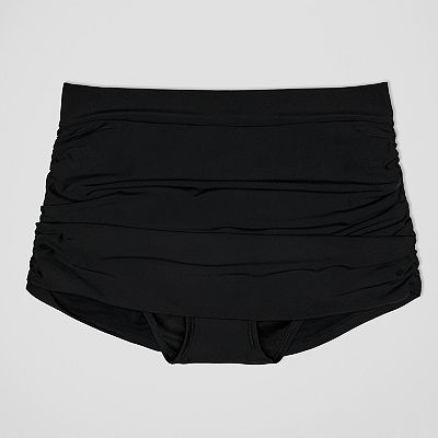 Women's Freshwater Shirred Back Skirt Swim Bottoms