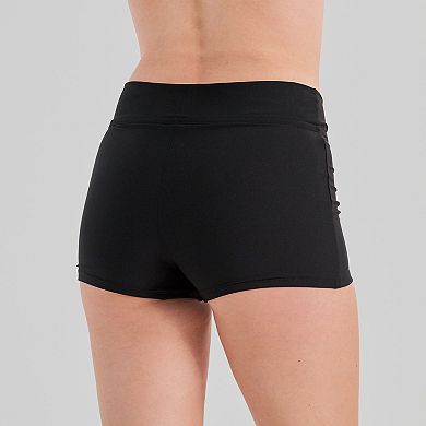 Women's Freshwater Crossover Banded Boyshort Swim Bottoms