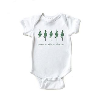 Save The Trees Baby Bodysuit